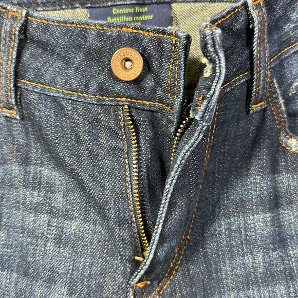 LEVI’S Women’s Contour Boot Eco Sustainable Denim Distressed Jeans Blue Size 6M - Picture 8 of 16
